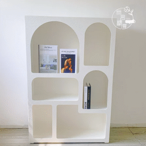 現貨🔺120公分 大型洞穴 北歐收納櫃 拍照道具 展示櫃 店鋪陳列道具 裝飾櫃 洞穴櫃 陳列櫃 落地書櫃子 櫥櫃 牆邊櫃